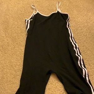 Black and white romper